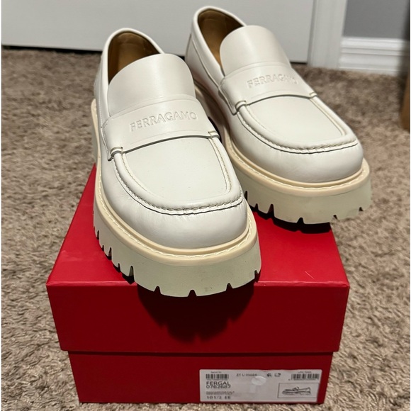 Ferragamo Fergal Chunky moccasin10.5 EE